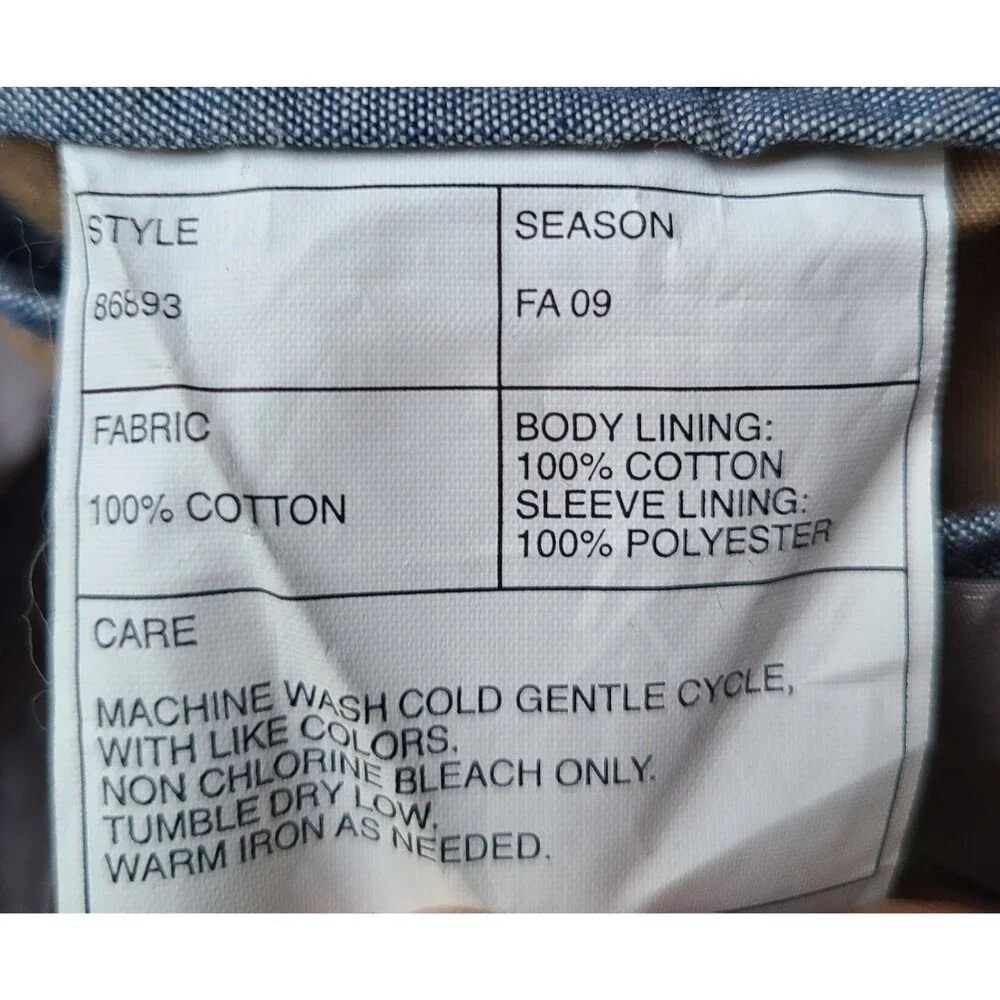 J Crew Sutherland Trench Coat Mens XL Gray Cotton Plaid Lined 2009 Y2K